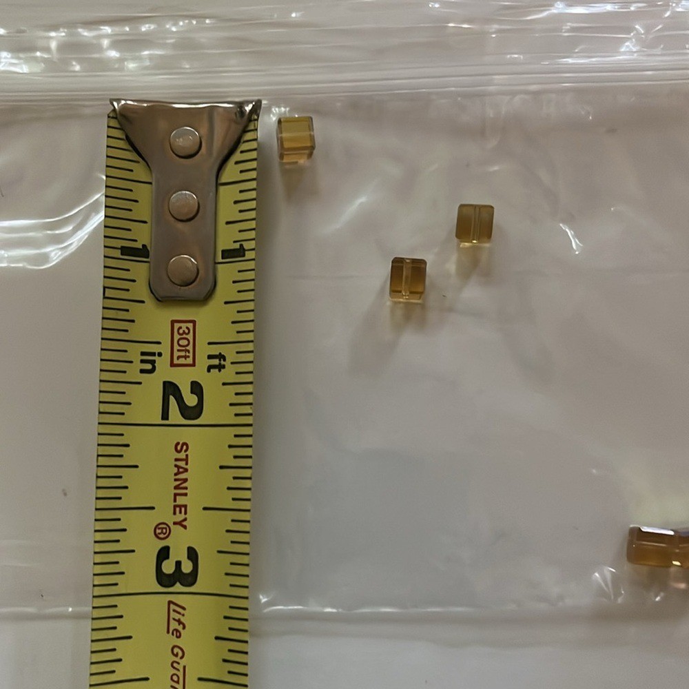 💜 Purple Storage Box with Assorted Beads