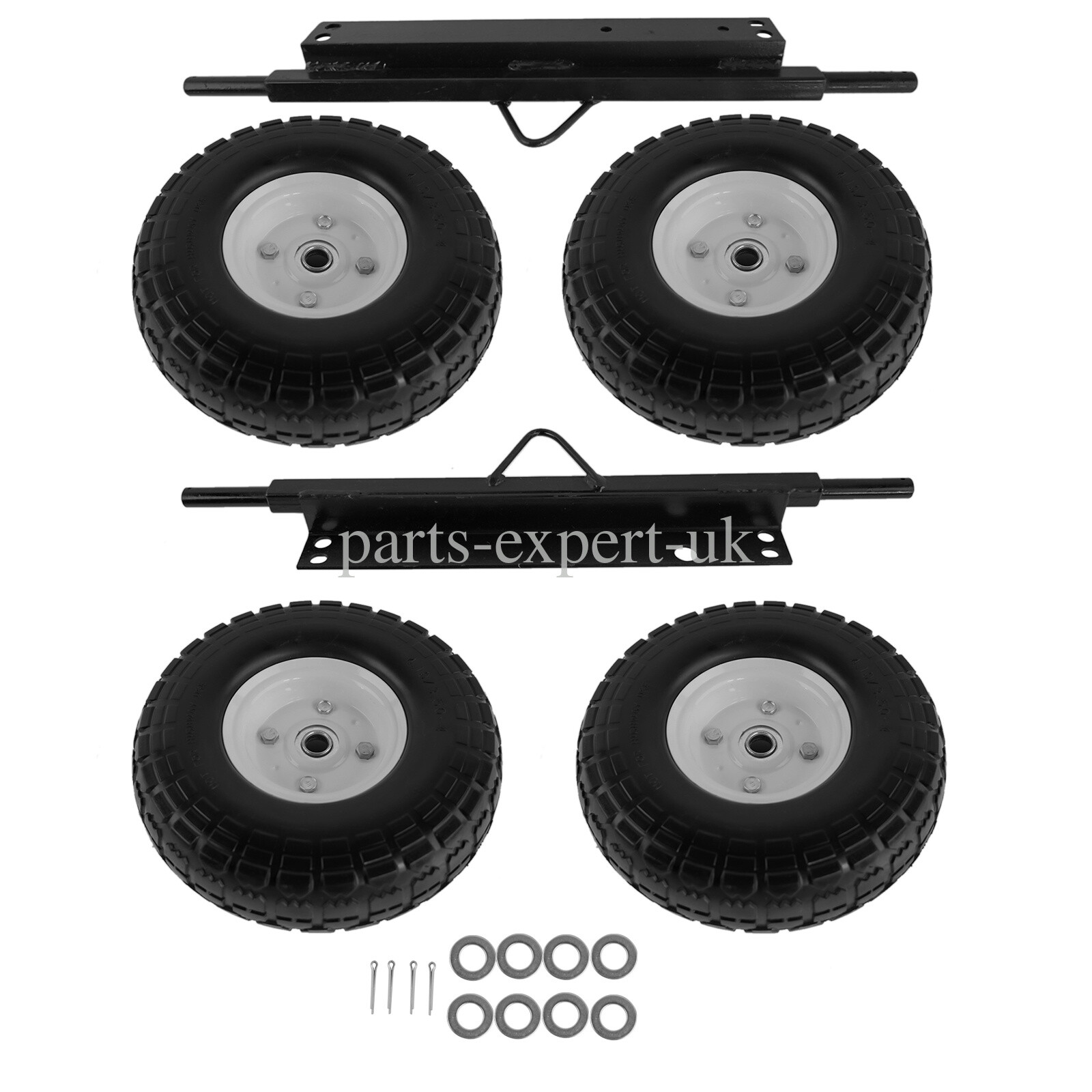 NEW Wheel Kit All Terrain Solid Never Flat Tires for Honda Generator EU3000is