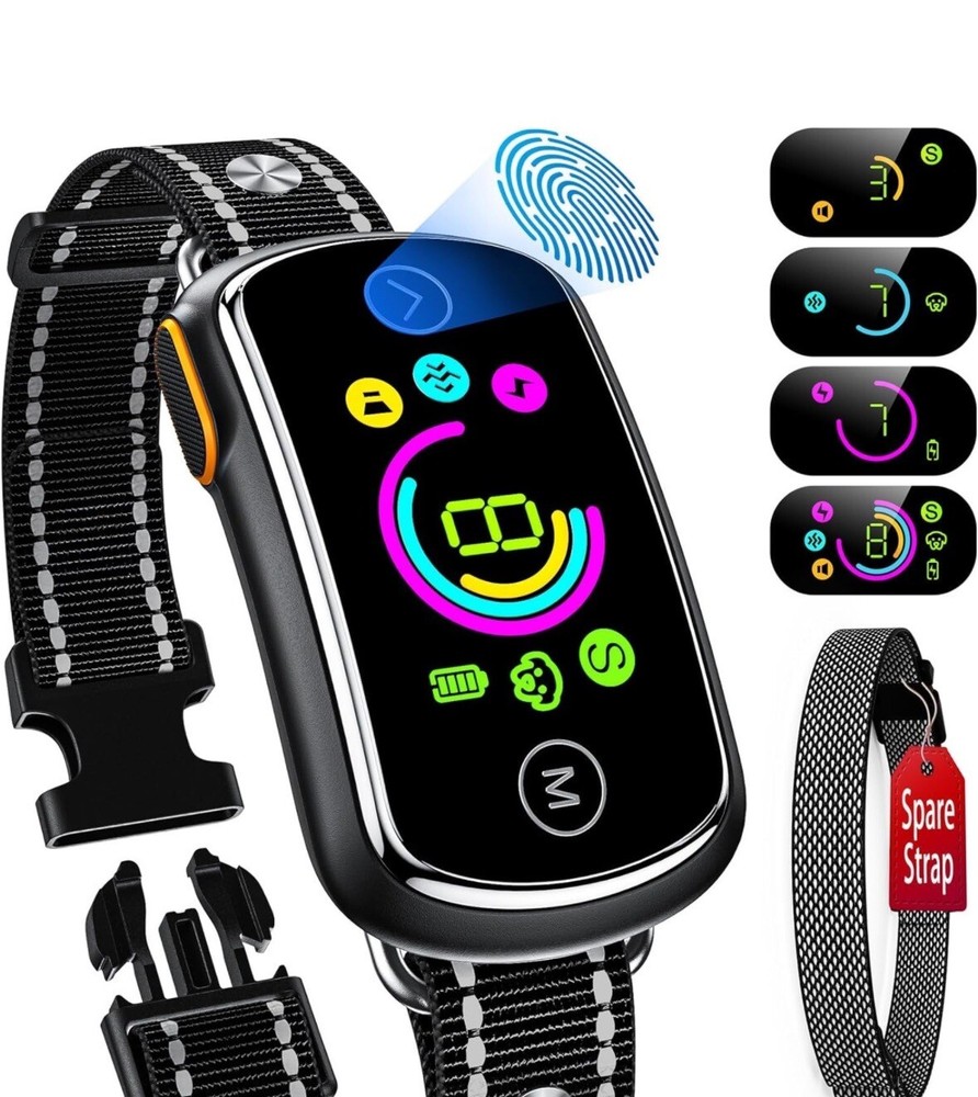 Dog Bark Collar, 2 in 1 Separate & Multiple Customized Beep Vibration Shock