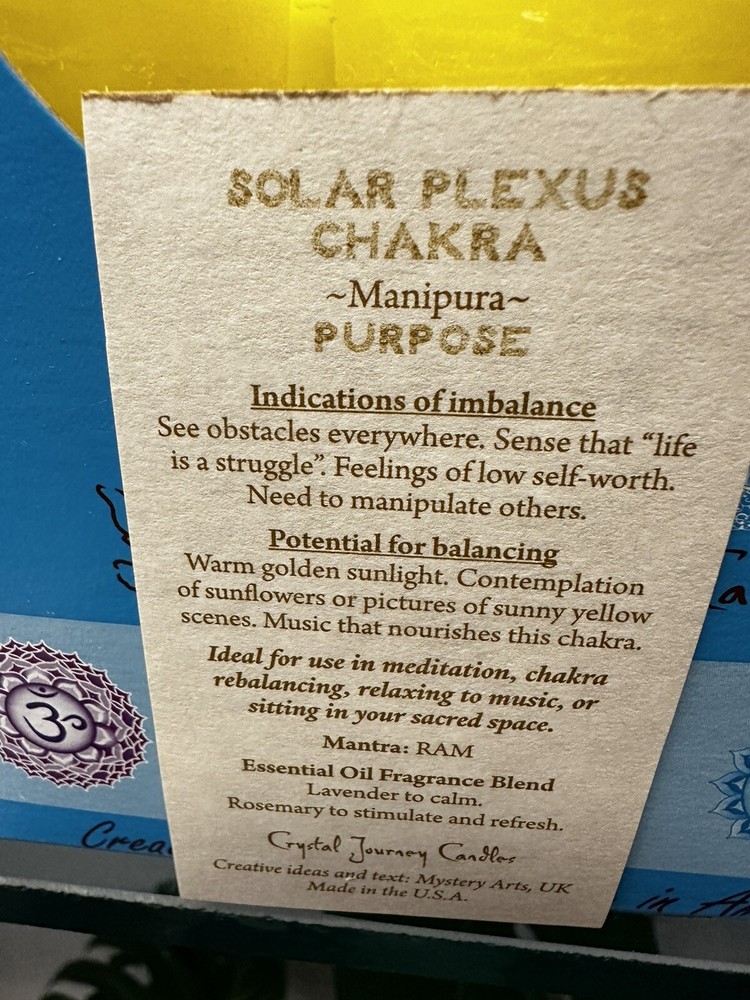 Chakra Votive Candle