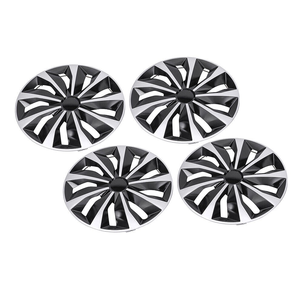 16" Set of 4 Snap On Full Hub Caps Wheel Covers Fit for R16 Tire & Steel Rim NEW
