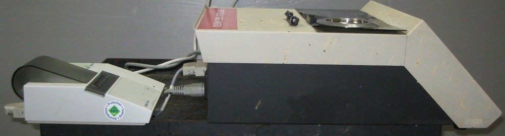 METTLER TOLEDO RA-510M REFRACTOMETER UDC36A13 AND PRINTER MISSING SAMPLE COVER