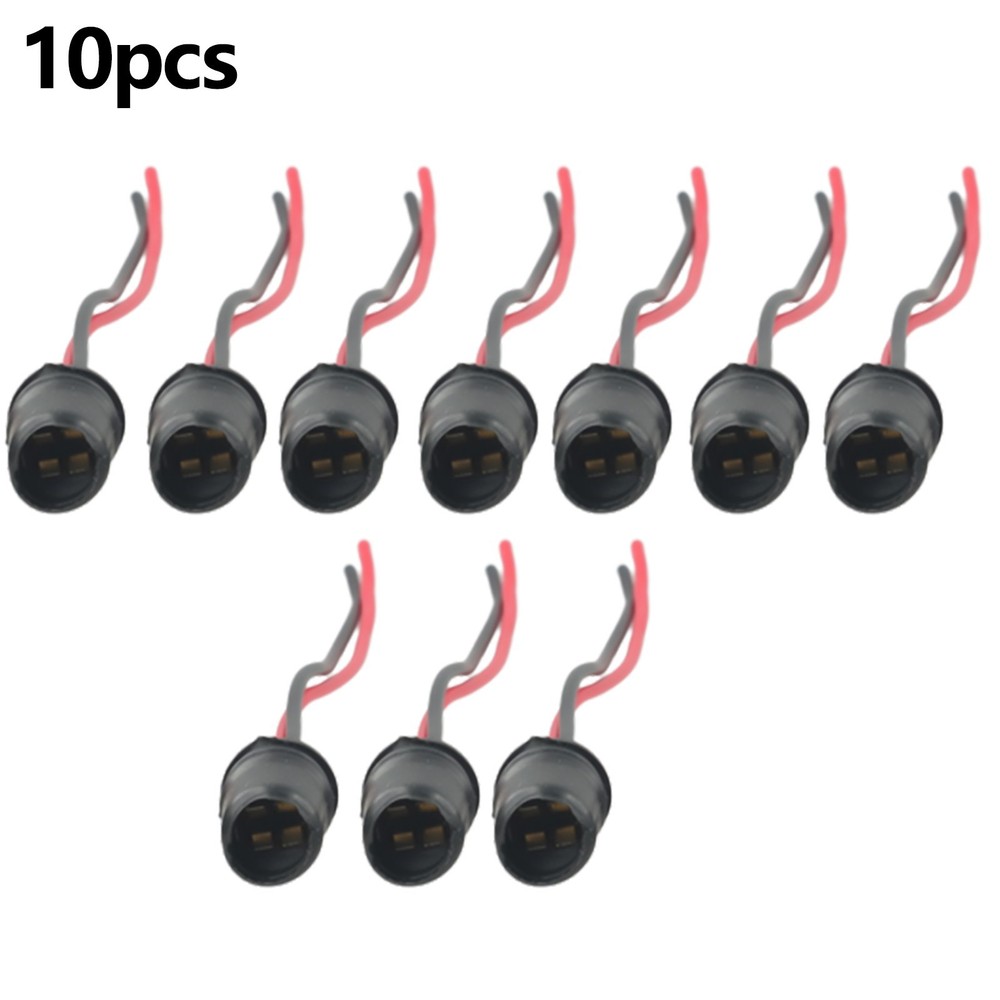 Connector Hole Size Holder Led 10pcs Pro Base Auto Car Light Bulb Socket