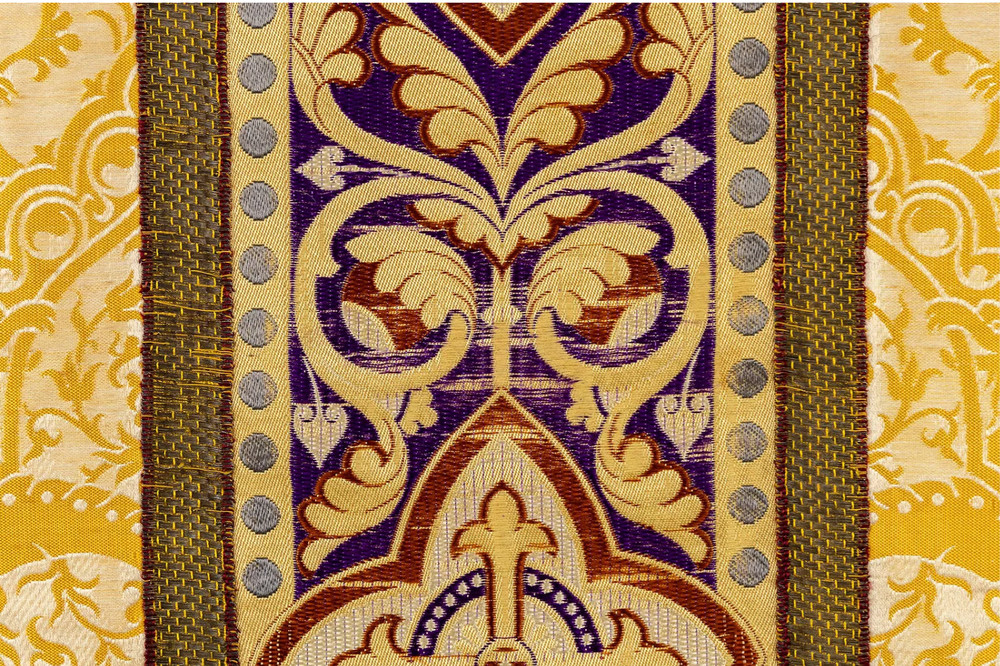 Antique Hand Embroidered Chasuble