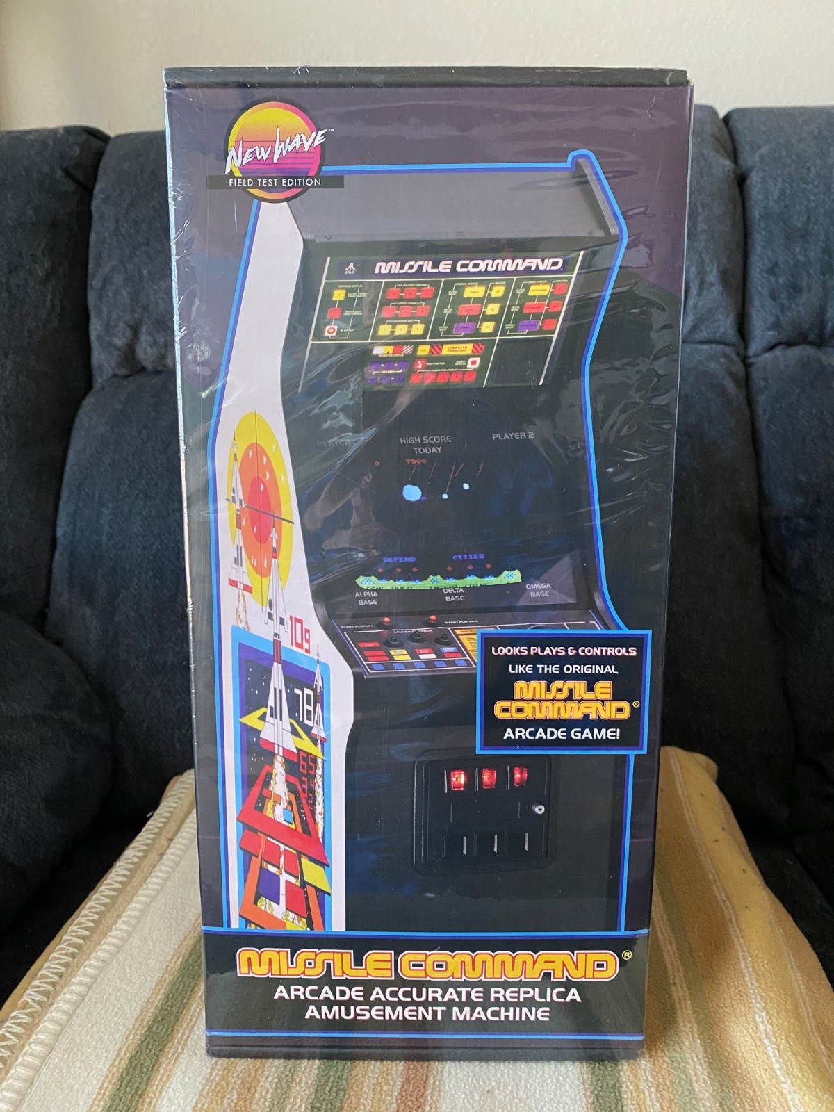 NEW WAVE TOYS MISSLE COMMAND REPLICADE FIELD-TEST EDITION Atari Arcade 1/6 Scale