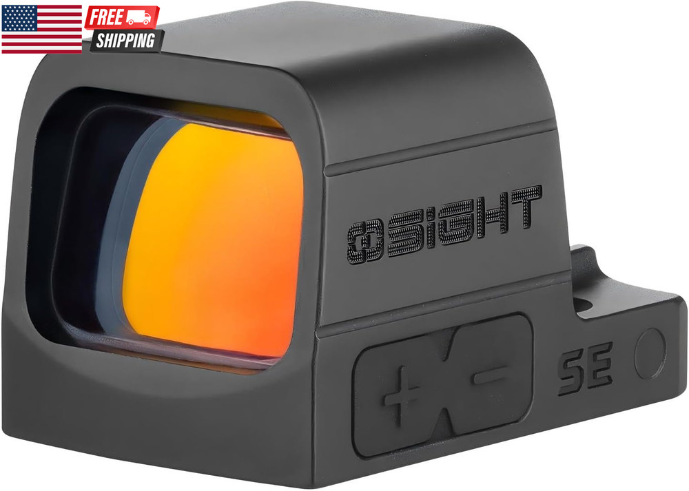 SE Enclosed Micro Reflex Sight – 2 MOA Dot & 32 MOA Circle Dual Reticle, Rmsc/K