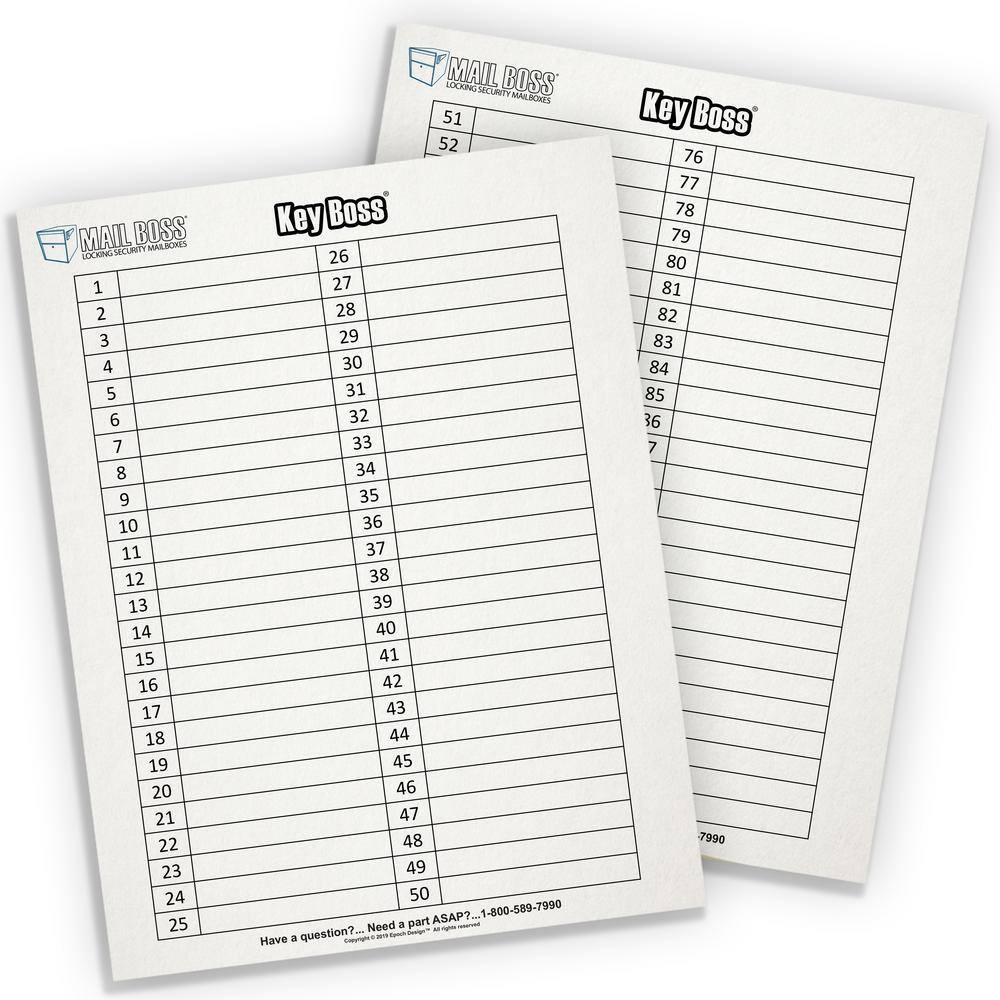 Key Boss 105 Key Cabinet Combo Locking Drop Box