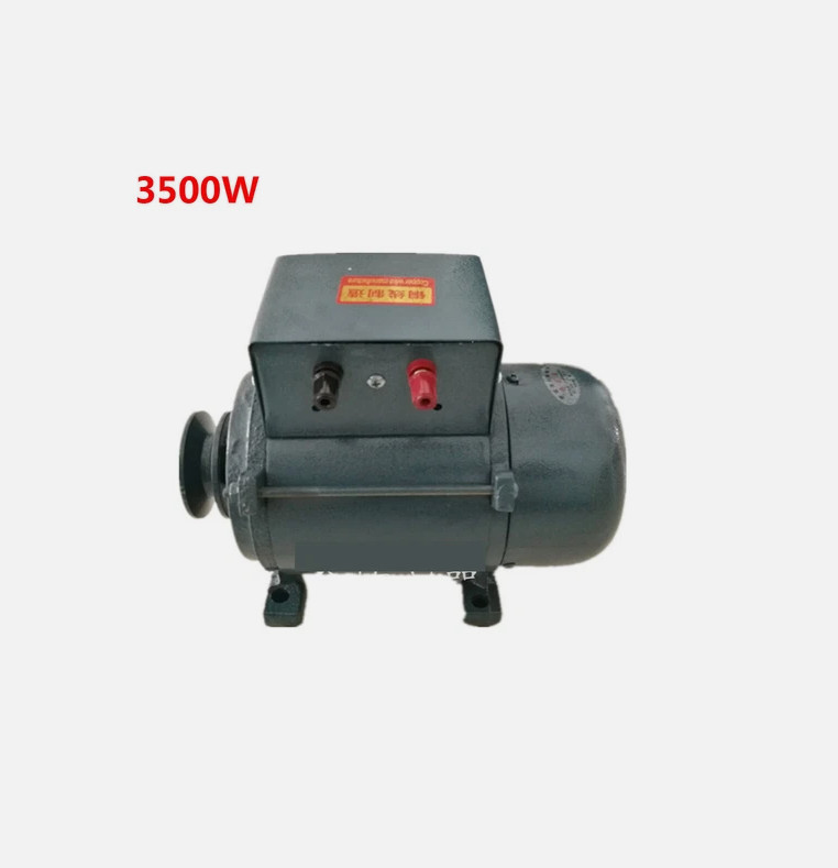 3500W-7000W Permanent Magnet Generator Head Pure Copper Wire Alternator w/Pulley