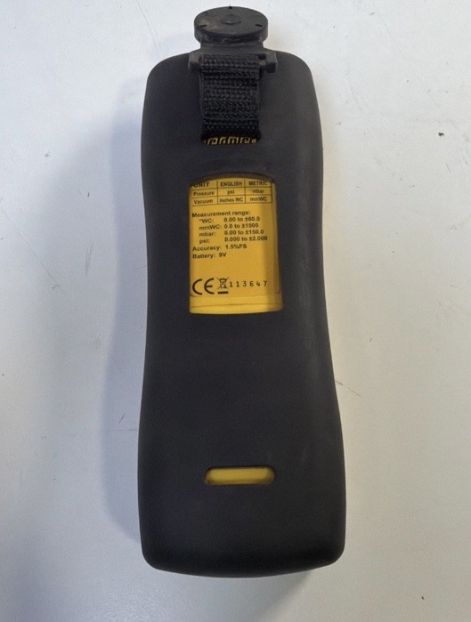 Fieldpiece SDMN5 Dual Port Manometer *UNIT ONLY* - Works
