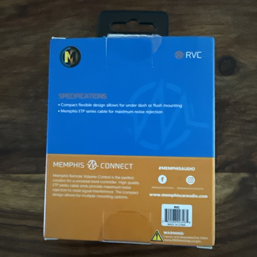 MEMPHIS Audio RVC Universal Wired Bass Remote Controller