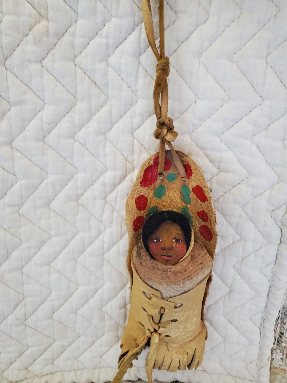 Early Mary Frances Woods Native American Indian Doll Pre Skookum Papoose