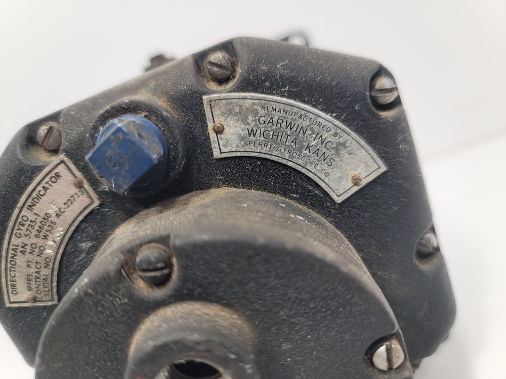 Garwin Directional Gyro Indicator for aircraft, airplane