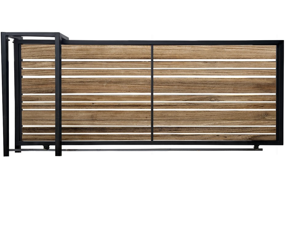 Alternating Slats  Walkway or Driveway Gate