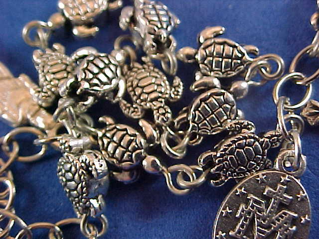 ROSARY BRACELET St KATERI TEKAKWITHA TURTLES Lilly MOHAWKS Saint Stainless Chain
