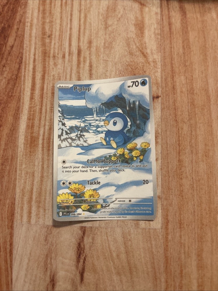 HANDMADE PIPLUP CARD STICKER (SMALL STICKER)