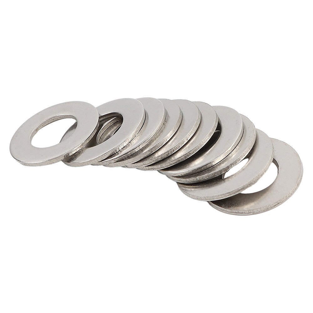 600pcs 304 Flat Washer Washers Assortment Set Value Kit Stainless Steel