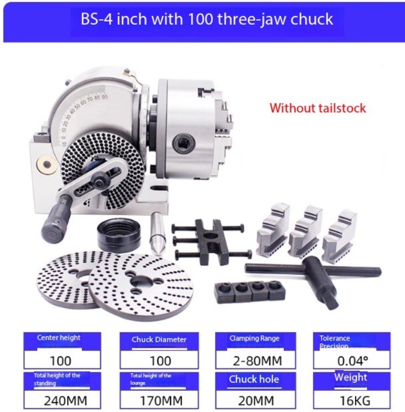 Universal Manual Indexing Head for Vertical and Horizontal Machines