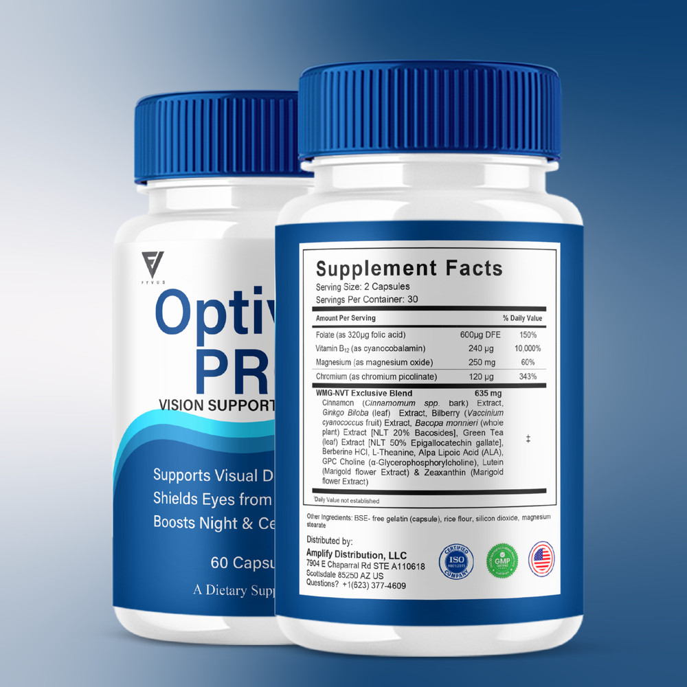 (5 Pack) Optivell Pro Vision Capsules, Optivell Advanced Formula (300 Capsules)