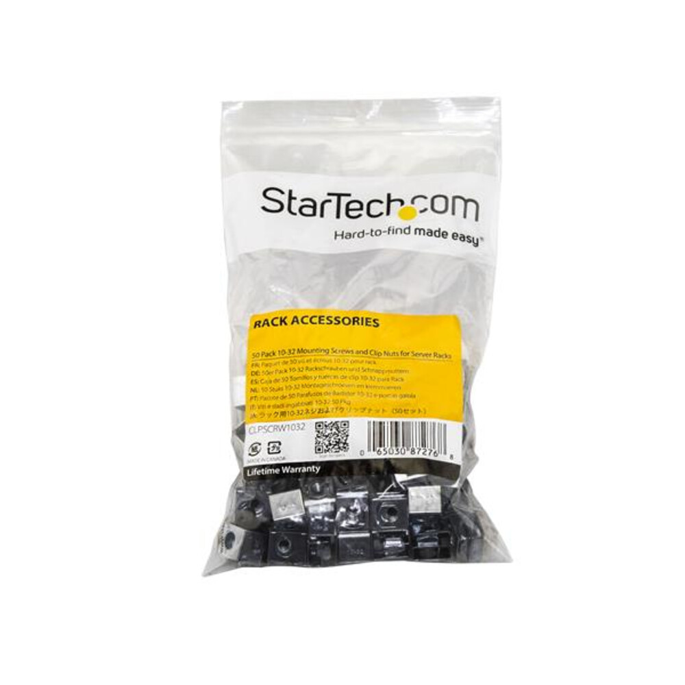 Startech CLPSCRW1032 Accessory Rack Mount Screws and Slide-On Cage