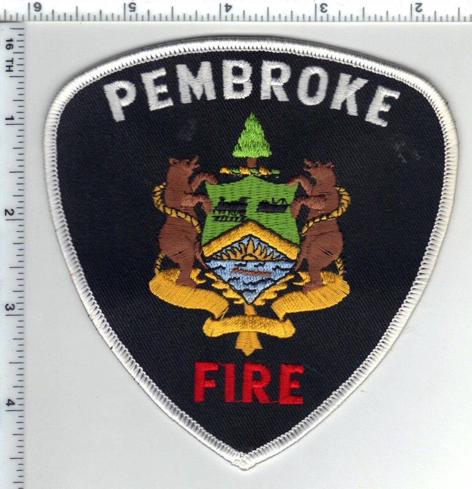 Pembroke Fire Dept (Ontario, Canada) Shoulder Patch 1980's