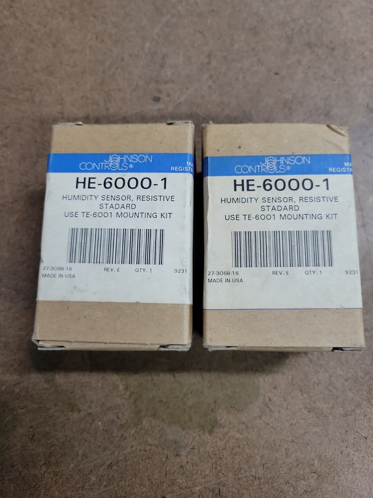 1- NEW! JOHNSON CONTROLS HUMIDITY  SENSOR, HE-6000-1