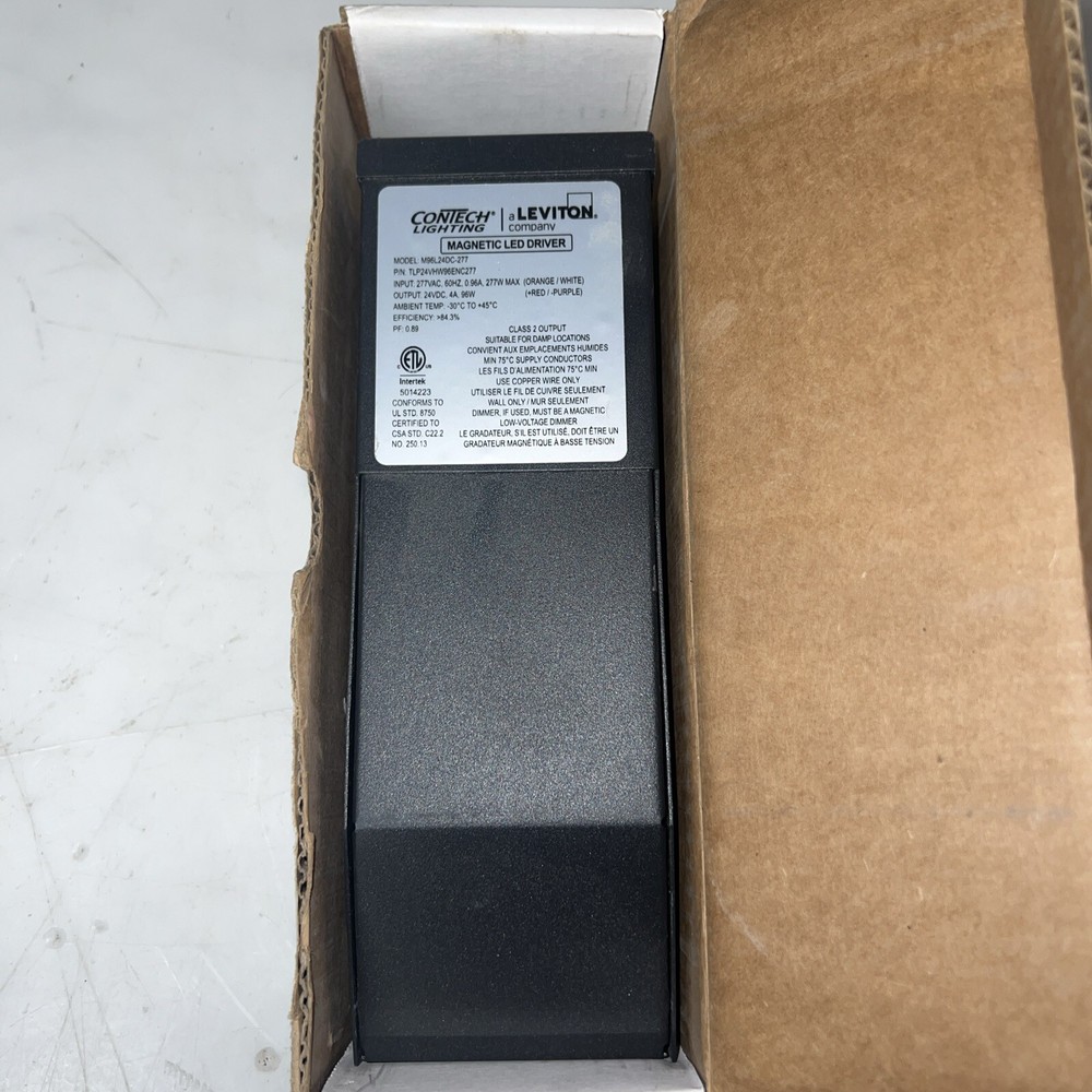 Magnitude Lighting Converters E96L24DC 96W 24VDC Voltage Dimmable Open Box  277v