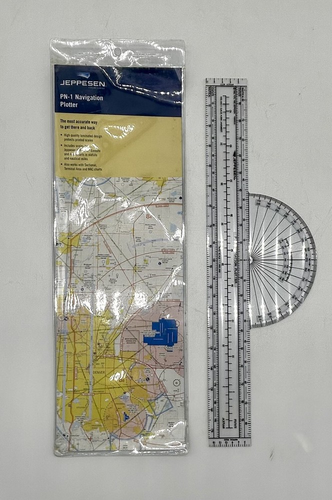 Jeppesen Slide Graphic Computer Manual and PN1 Navigation Plotter MU514200B
