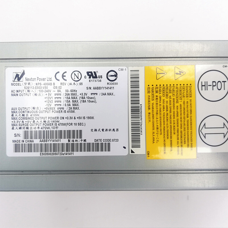 Power Supply For Siemens S26113-E503-V50 Server NPS-400AB B