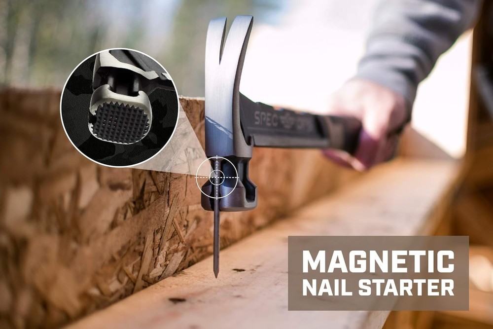 Versatile Rip Claw Hammer, Ballistically Balanced Design