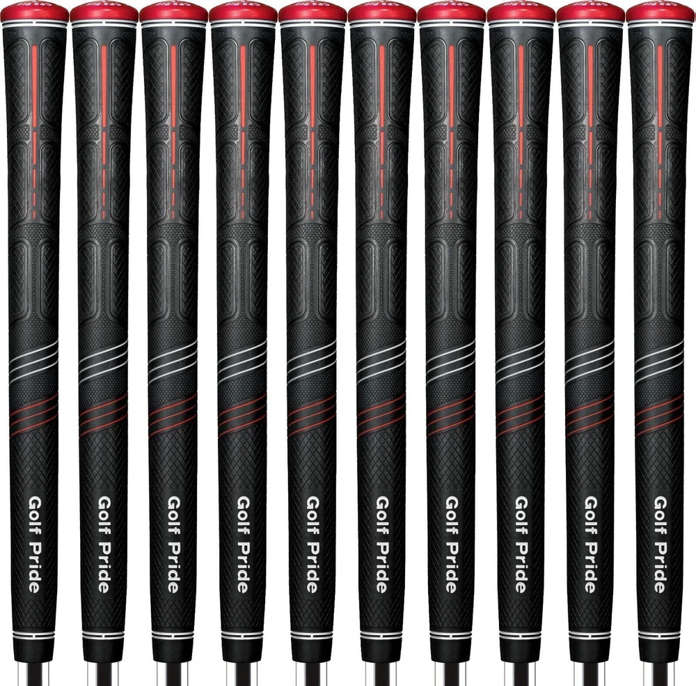 Golf Pride Cp2 Pro Grip Standard Size -Black/Red （10 pieces）