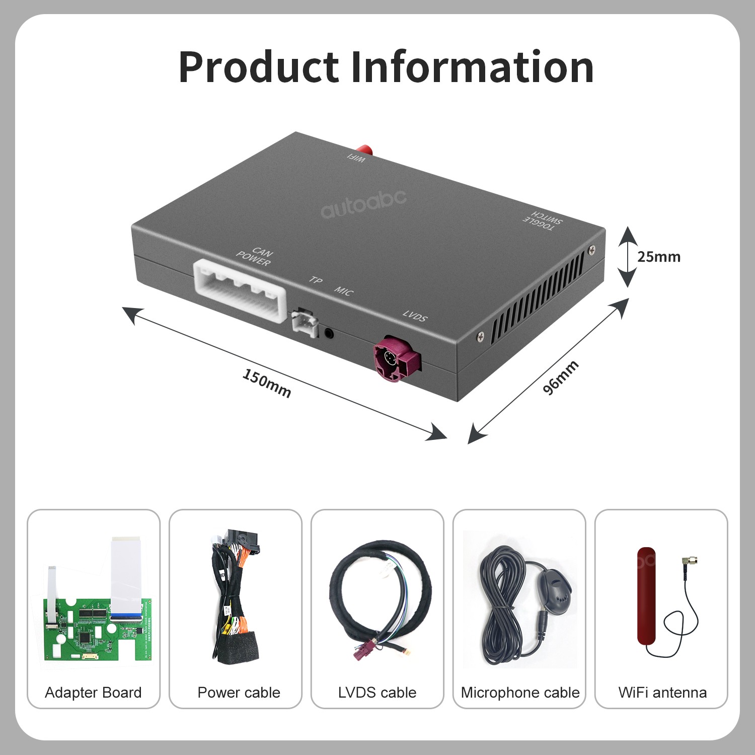 Wireless Apple Carplay Module For Dodge Ram Jeep Cherokee Compass Chrysler 300C