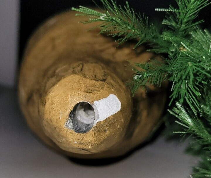 Tabletop Christmas Tree "Peanuts"? Clay Base Floor Sitter Holiday Decoration