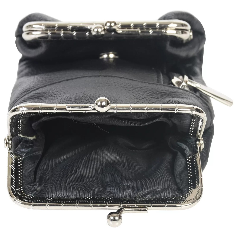 Black Leather Cigarette Case Lighter pouch Smoke 100's Regular Holder Men Lady