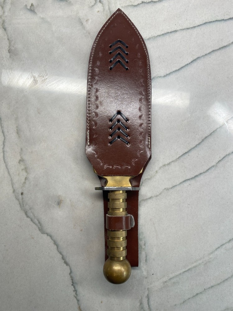 14" Split Blade Dragon Claw Dagger With Sheath Stainless Pakistan
