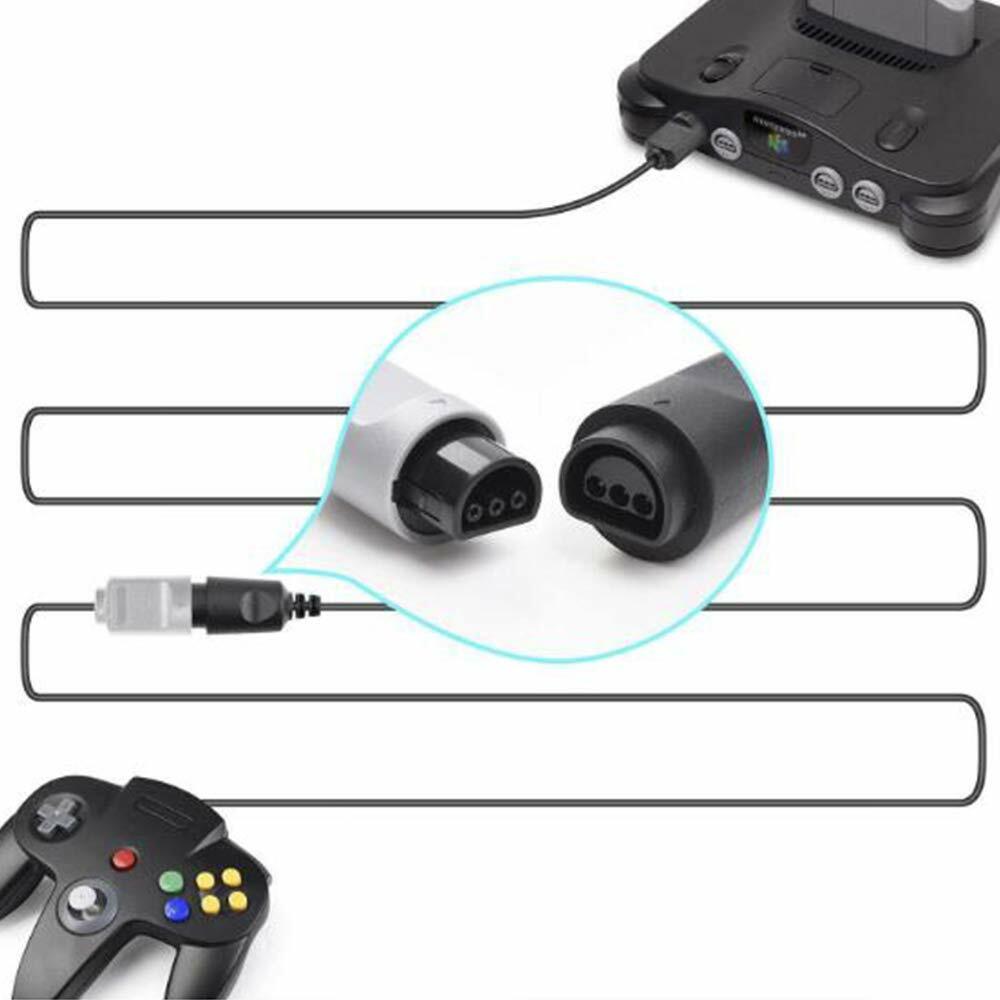 Wired N64 Controller 64-bit Gamepad Joystick for 64 Console Video Game+6FT Cable