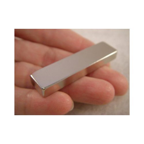 2 Gold Silver Rectangle Magnets Detect Rare Earth Metal Plating Tester Neodymium
