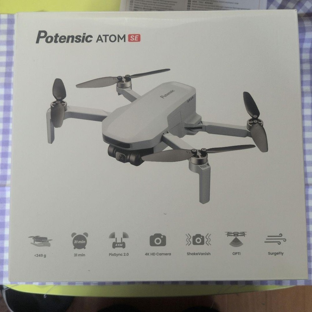 Potensic Atom Se Foldable Drone With Case Rc Quadcopter Gps Camera Long Flight