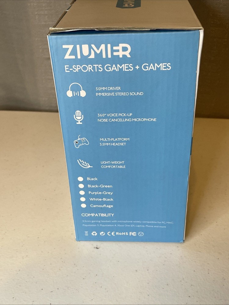 ZIUMIER Pro Gaming Headset For PC Brand New🔥👀