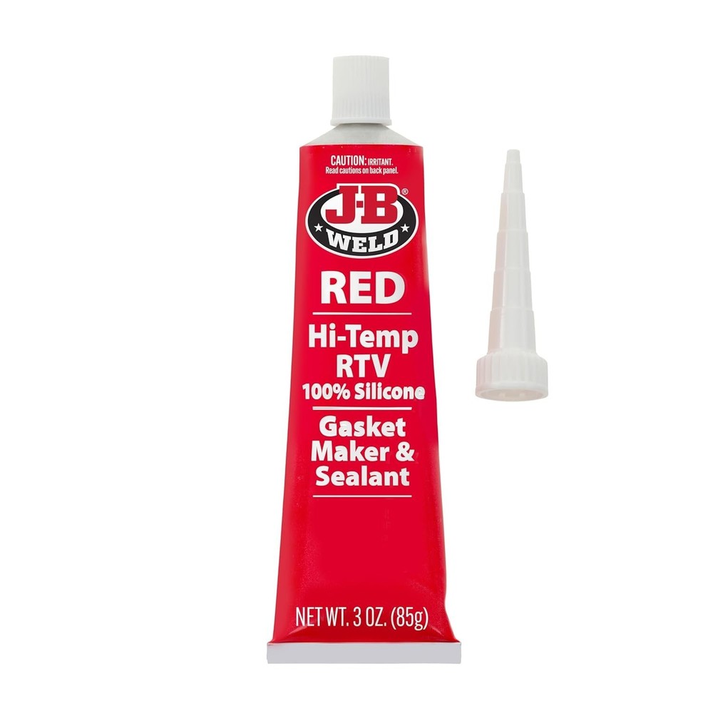 2-Pack High-Temp Red Silicone Sealant, 3 oz. – Waterproof Automotive Solution