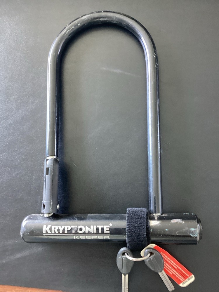 Kryptonite Keeper Bike U-Lock With 2 Keys