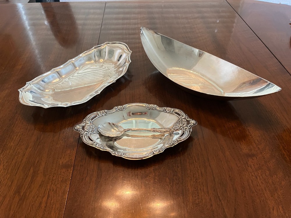 Silver Plated Serving Pieces - Good Condition