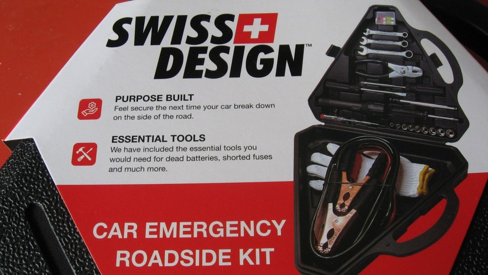 Car Emergency Roadside Kit Swiss Design