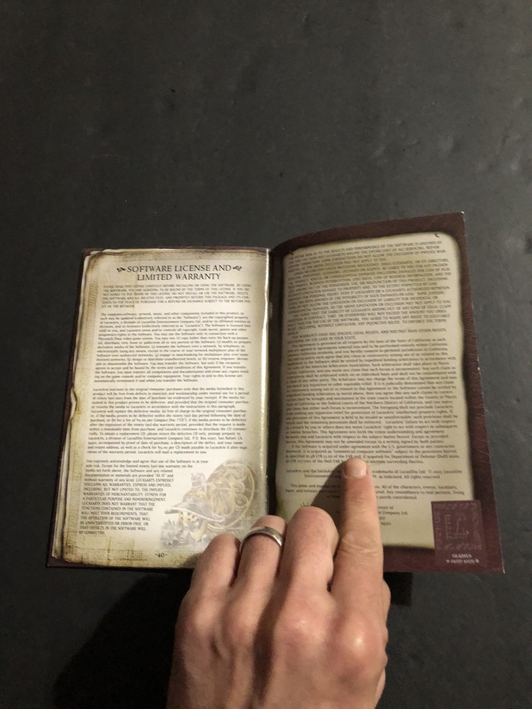 Gladius ps2 Manual Only