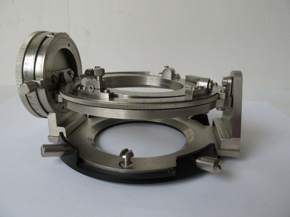 Ernst Leitz Wetzlar Universal Stage UT-4 for Polarizing Microscope ****