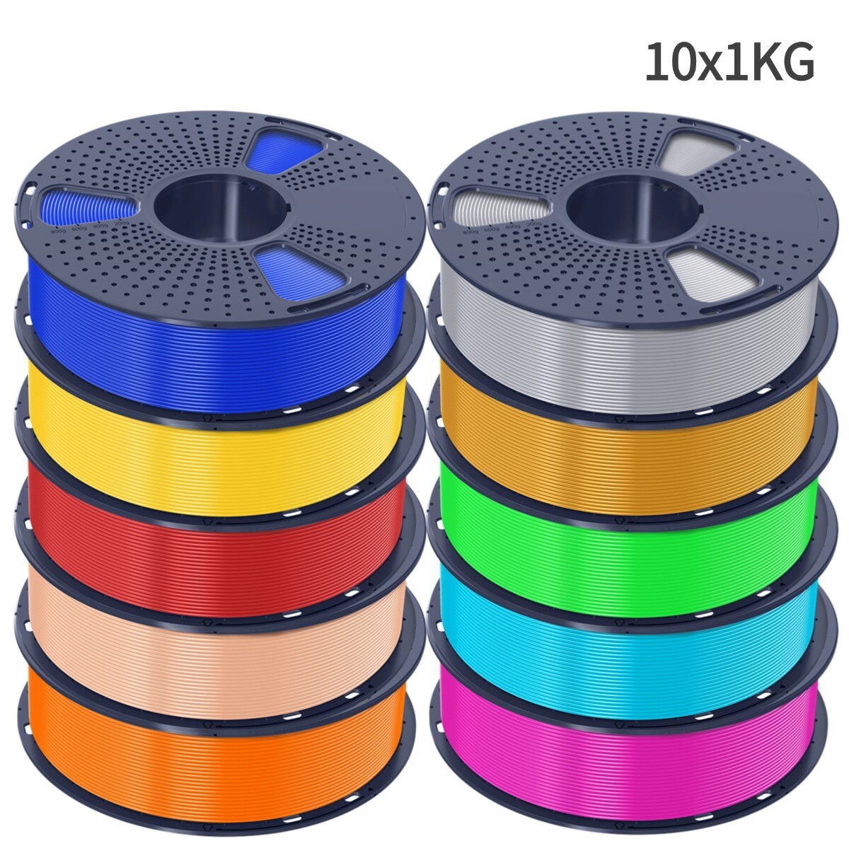 5x1KG 5x10KG 20x1KG Sunlu 1.75MM PLA Filament For 3D Printer 1KG Spool