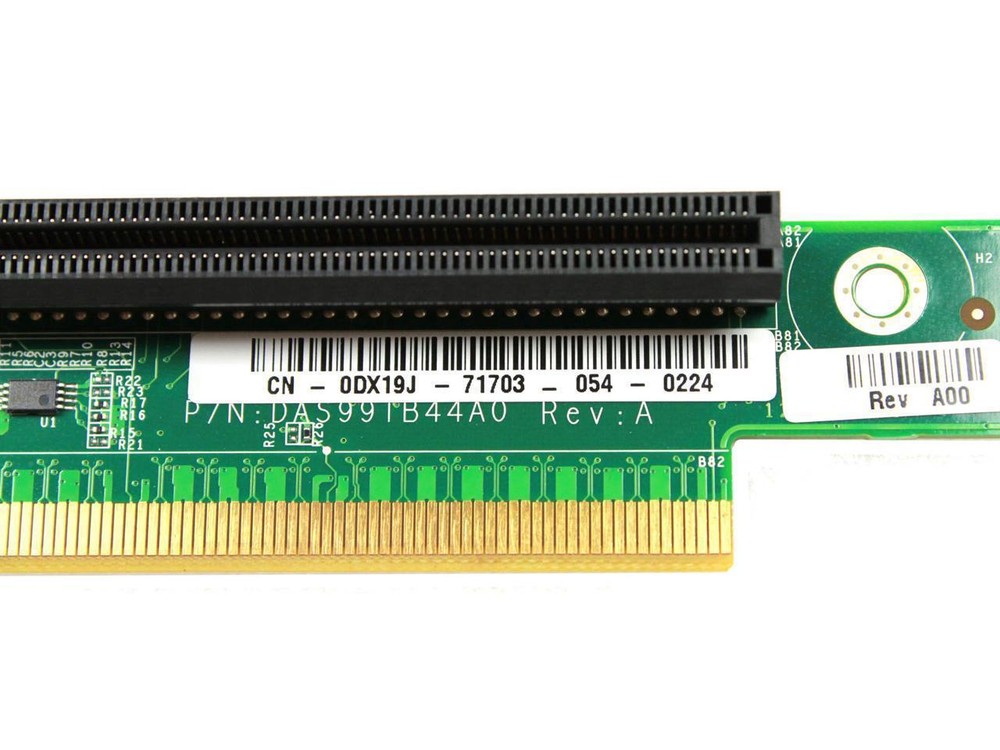 Genuine Dell CloudEdge PowerEdge C1100 Riser Module Board Single PCI-E X16 DX19J