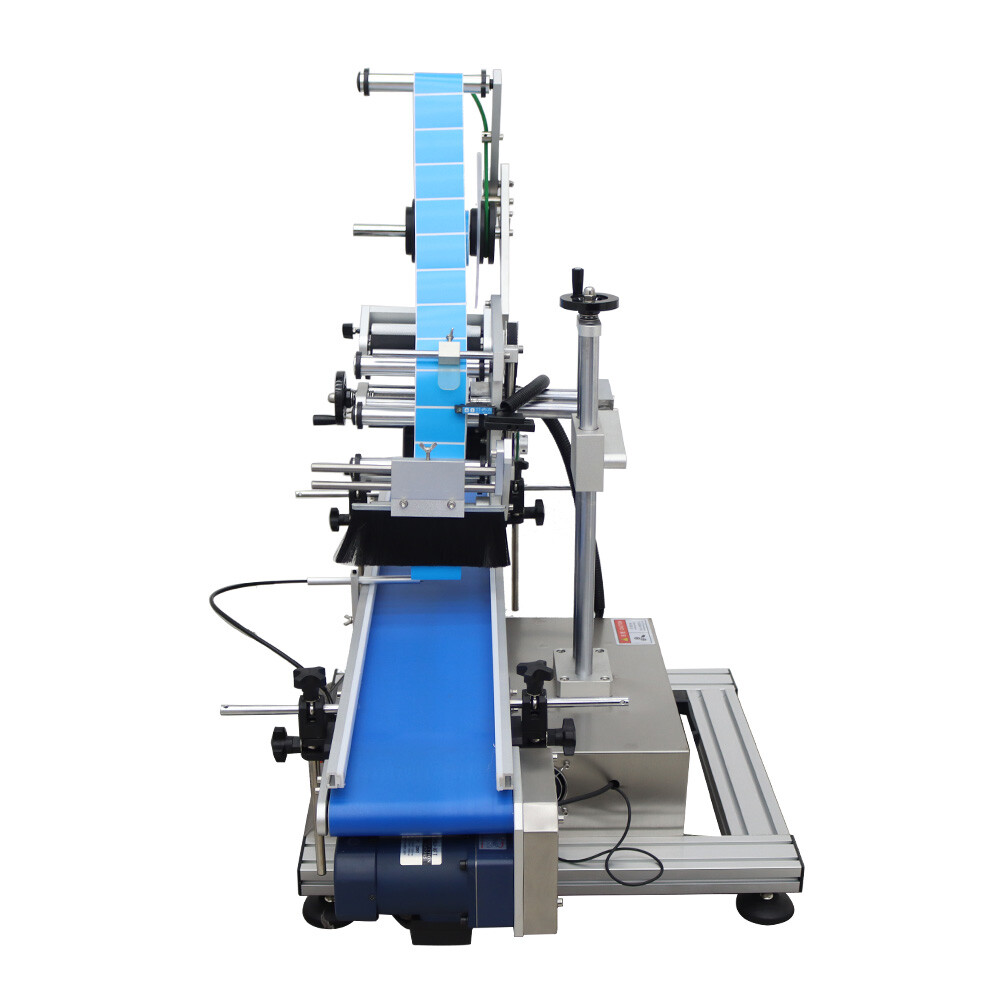 Automatic Desktop Conveyor Table Plane Labeling Machine Label Applicator 110V