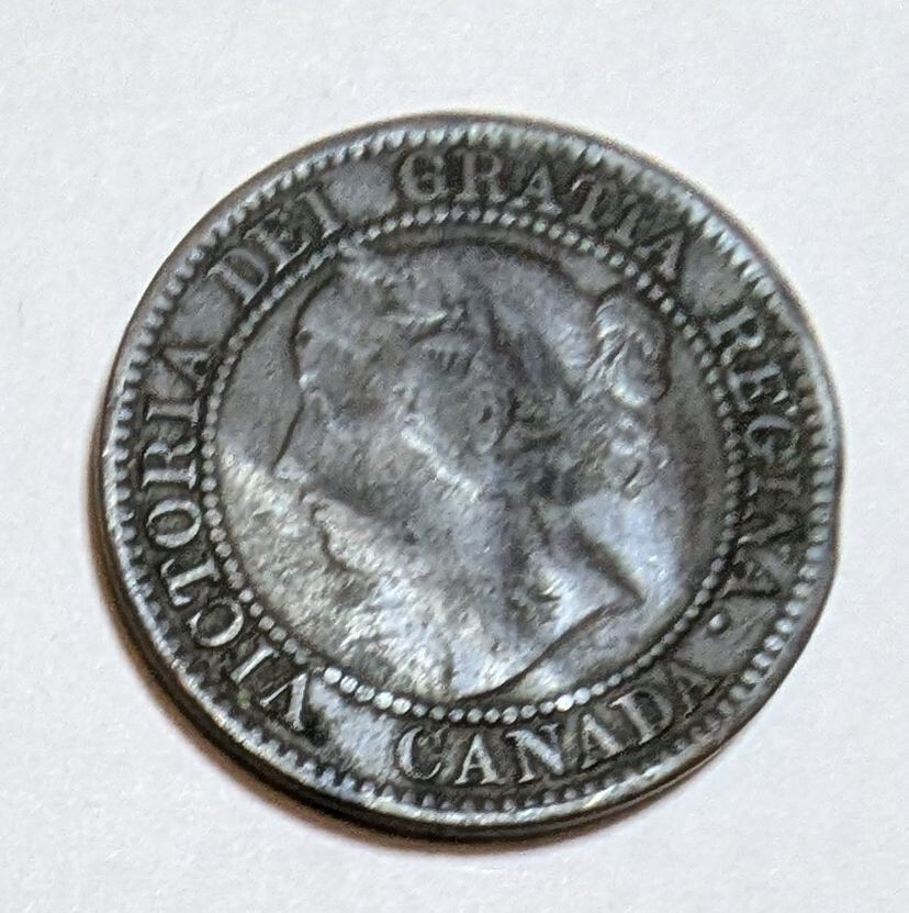 1859  Canada  One Cent Queen Victoria Large Cent