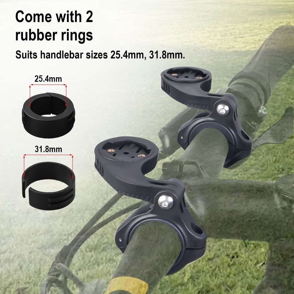 Bike Handlebar Conversion Spacer Kit for Garmin 4PC Front Mount Gasket Washers