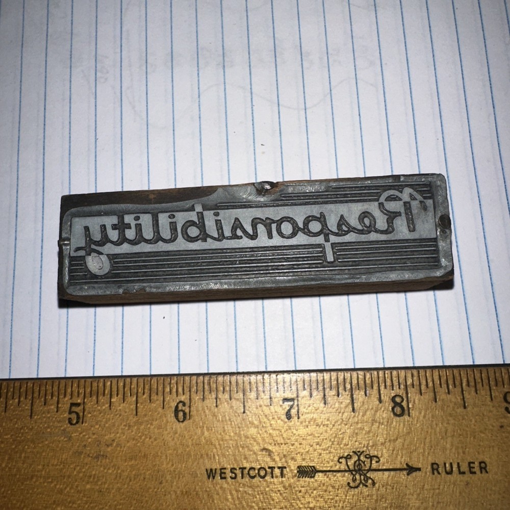 Print Block “ Responsibility “￼